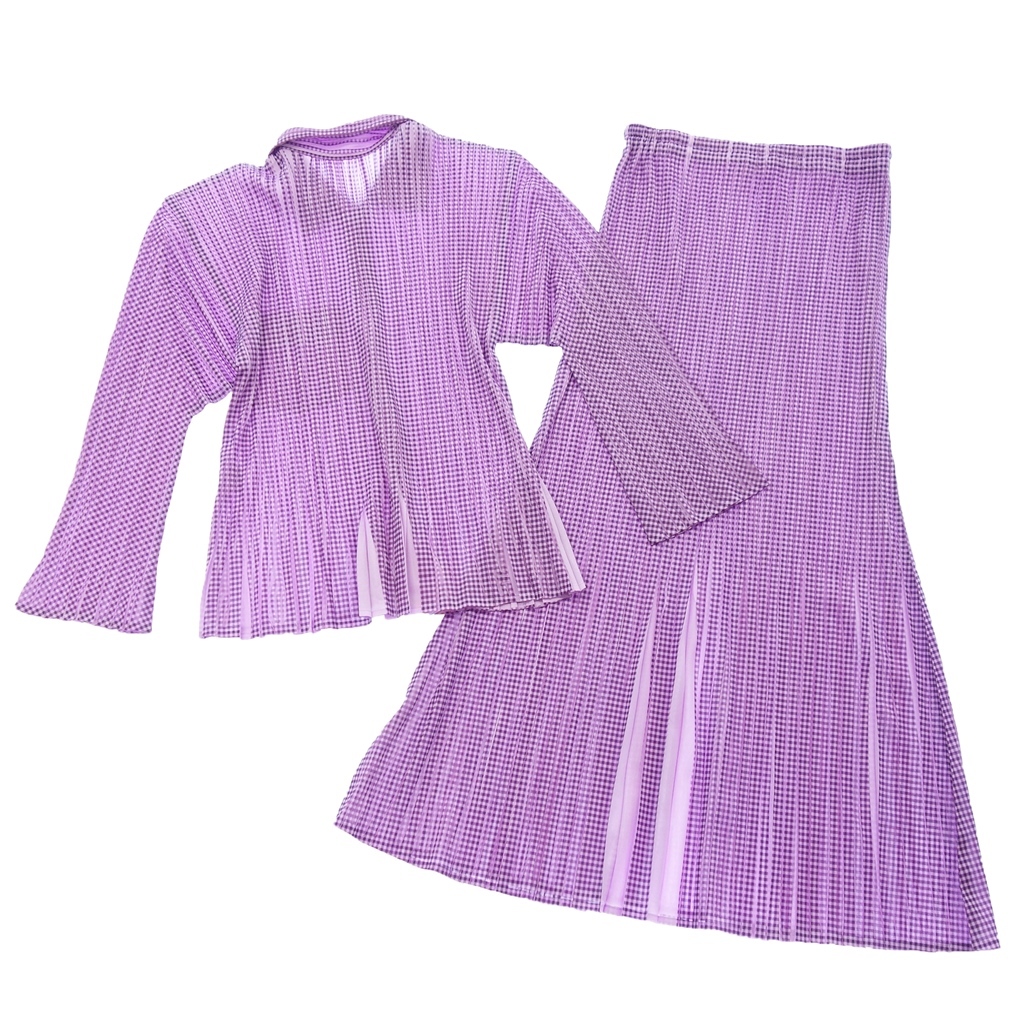 中古◇PLEATS PLEASE ISSEY MIYAKE プリーツプリーズ ギンガムチェック