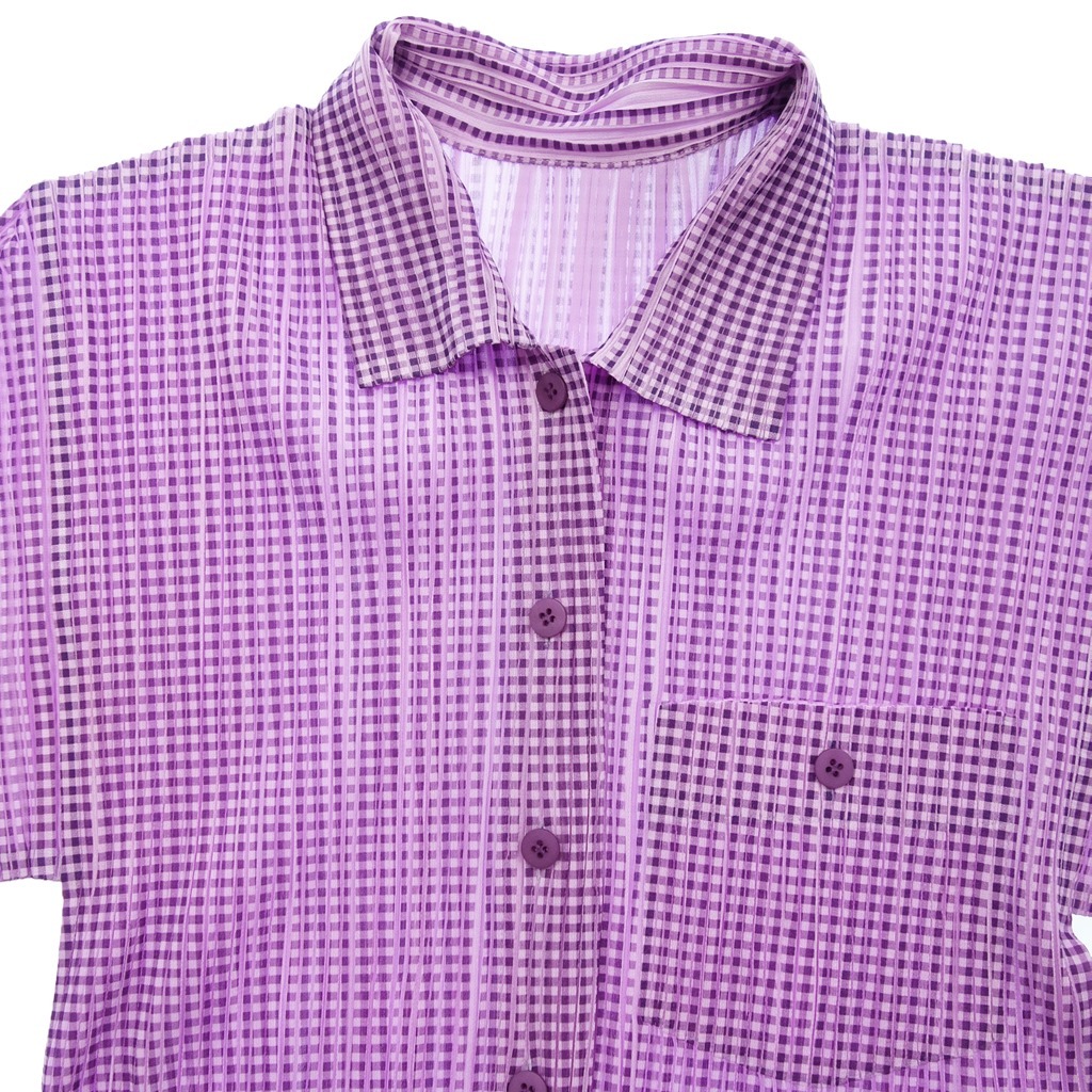 中古◇PLEATS PLEASE ISSEY MIYAKE プリーツプリーズ ギンガムチェック