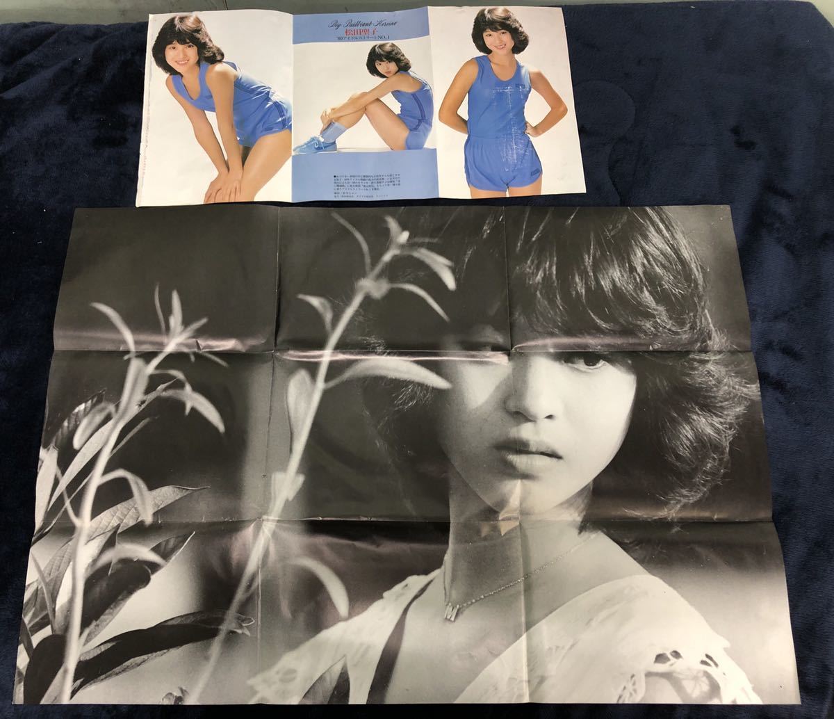松田聖子 水着 ピンナップ ポスター 2枚セット レア 昭和アイドル s60