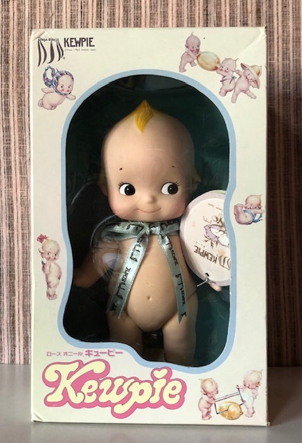 ※値下げ交渉可　キューピー人形　【　ローズ・オニールキューピー　（ブルー）】　株式会社オオイケ
