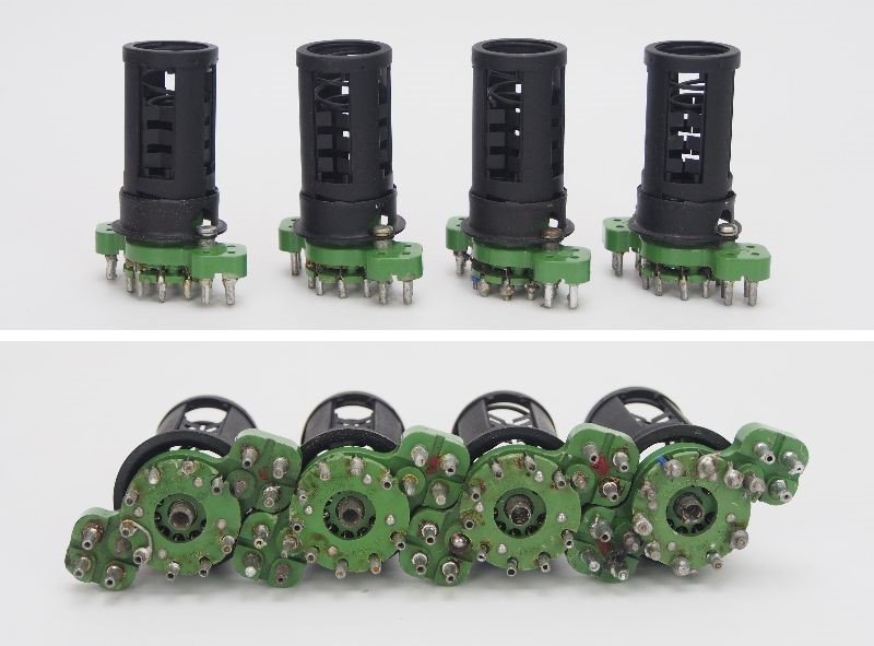 AZ-782③ Western Electric tube socket GA-10501 / IERC シールド T6
