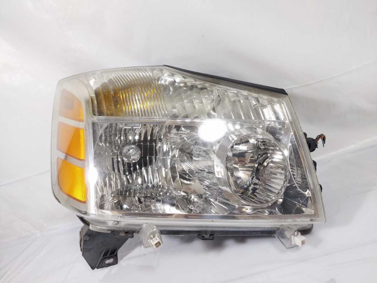 超激得，品質保証 日産 アルマダ タイタン 右 ヘッドライト 運転席側 US ハロゲン 4ASX-13005-A ランプ レンズ 米国日産 アメリカ(ヘッドライト)｜売買されたオークション情報、yahooの商品情報をアーカイブ公開 - 日産用