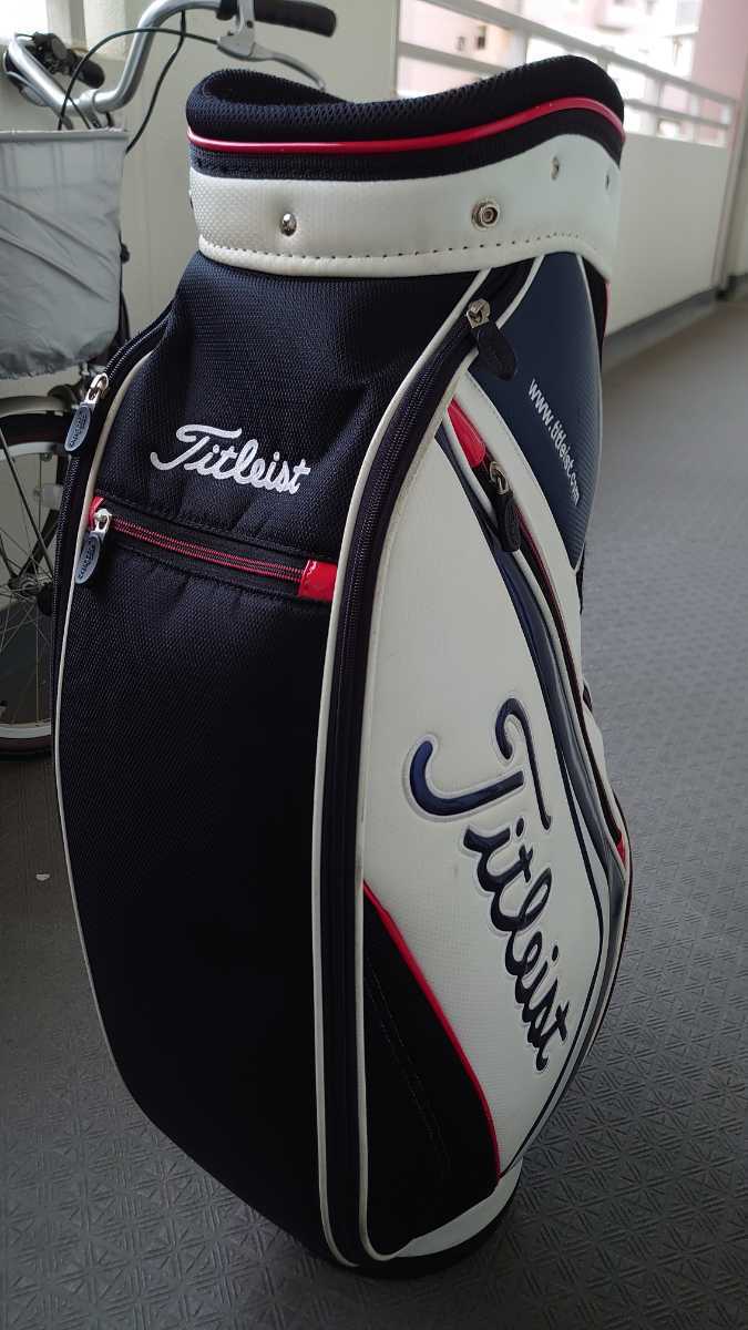 タイトリスト キャディーバッグ トリコロールカラー タイトリスト