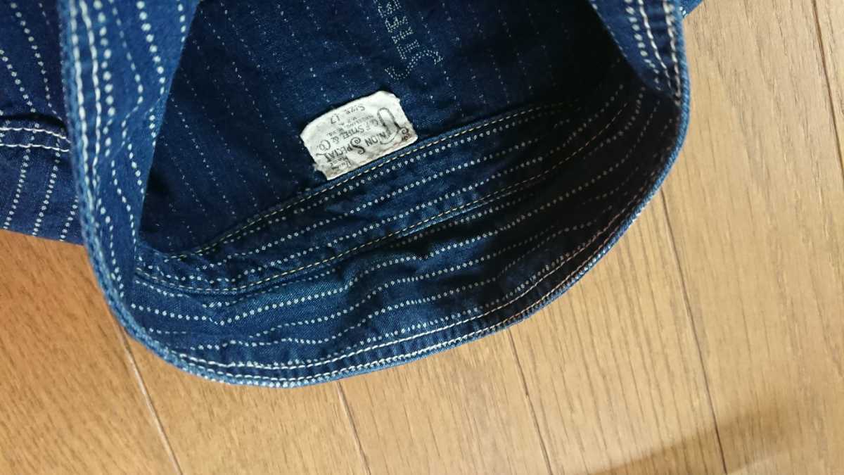 フリーホイーラーズ ウォバッシュ 半袖シャツ サイズ17 送料無料 フリーホイーラーズ フリーホイーラーズウォバッシュ半袖シャツサイズ17 ウォバッシュ WHEELERS&frasl;フリーホイーラーズ2025SS「Short FREE MODEL