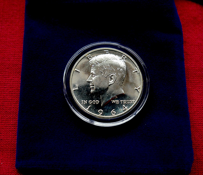 1964年 ケネディ大統領 ハーフダラー PROOF 未使用 新品 プルーフ銀貨