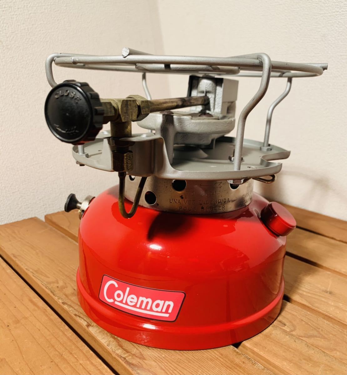 正規品，得価 極上 カスタム コールマン Coleman500Bストーブ 1973年1月 ビンテージUSA カナダ(ガソリン)｜売買されたオークション情報、yahooの商品情報をアーカイブ公開 - オークファン ガソリン