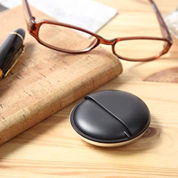 黒 ピルケース サプリケース ガムケース 高級感 ステンレス製 携帯用 小物入れ G'sCAFE （ジーズカフェ） 黒 ブラック_5