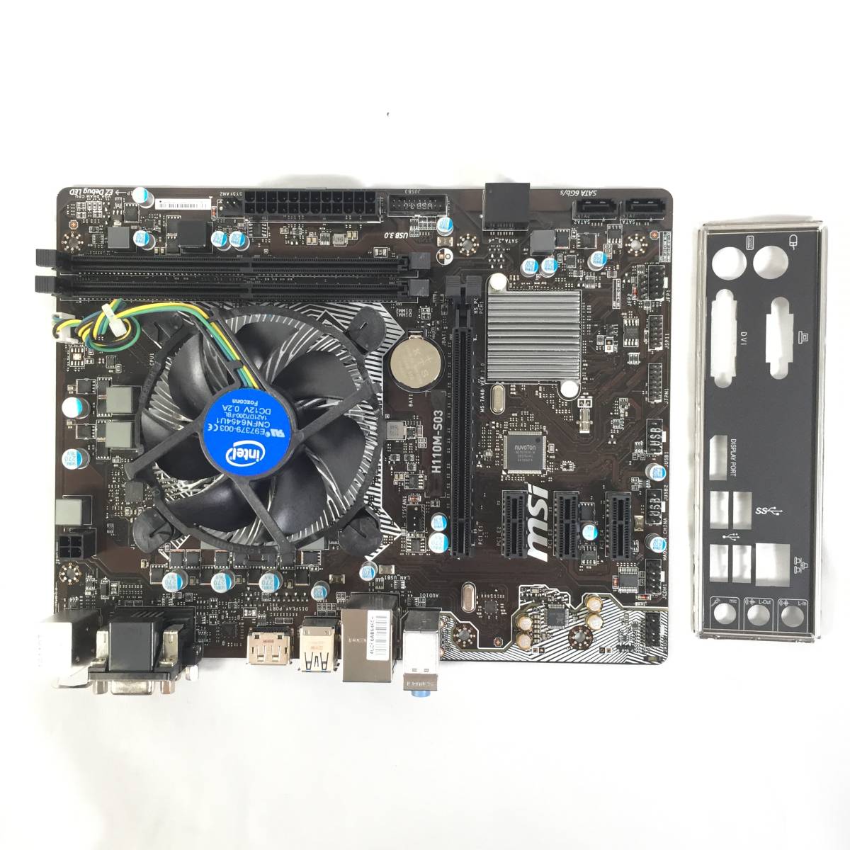 K37768 MSI H110M-S03 マザーボード 1点【現状お渡し品】 マザーボード