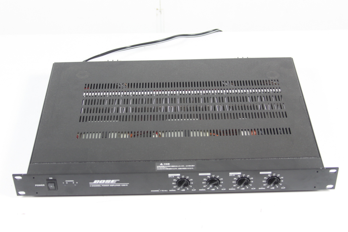 Bose 1200VI Professional パワーアンプ ボーズ 4ch 0 VI Power