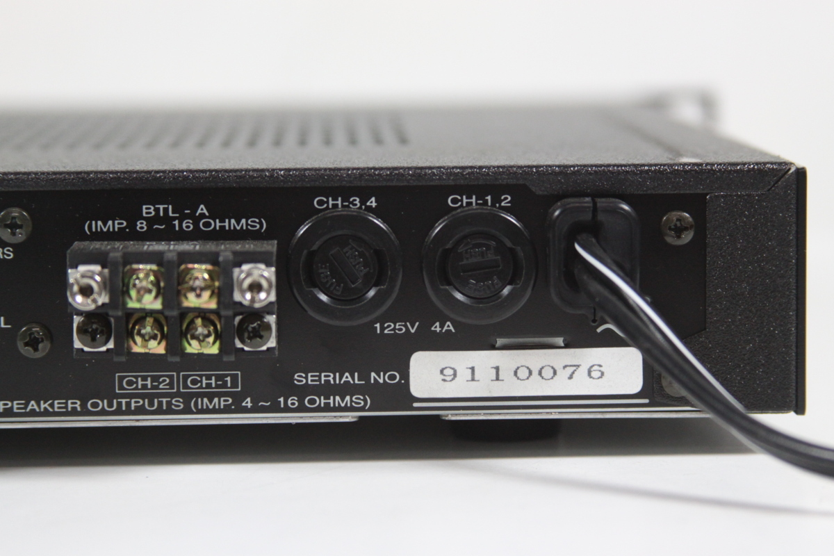 Bose 1200VI Professional パワーアンプ ボーズ 4ch 0 VI Power