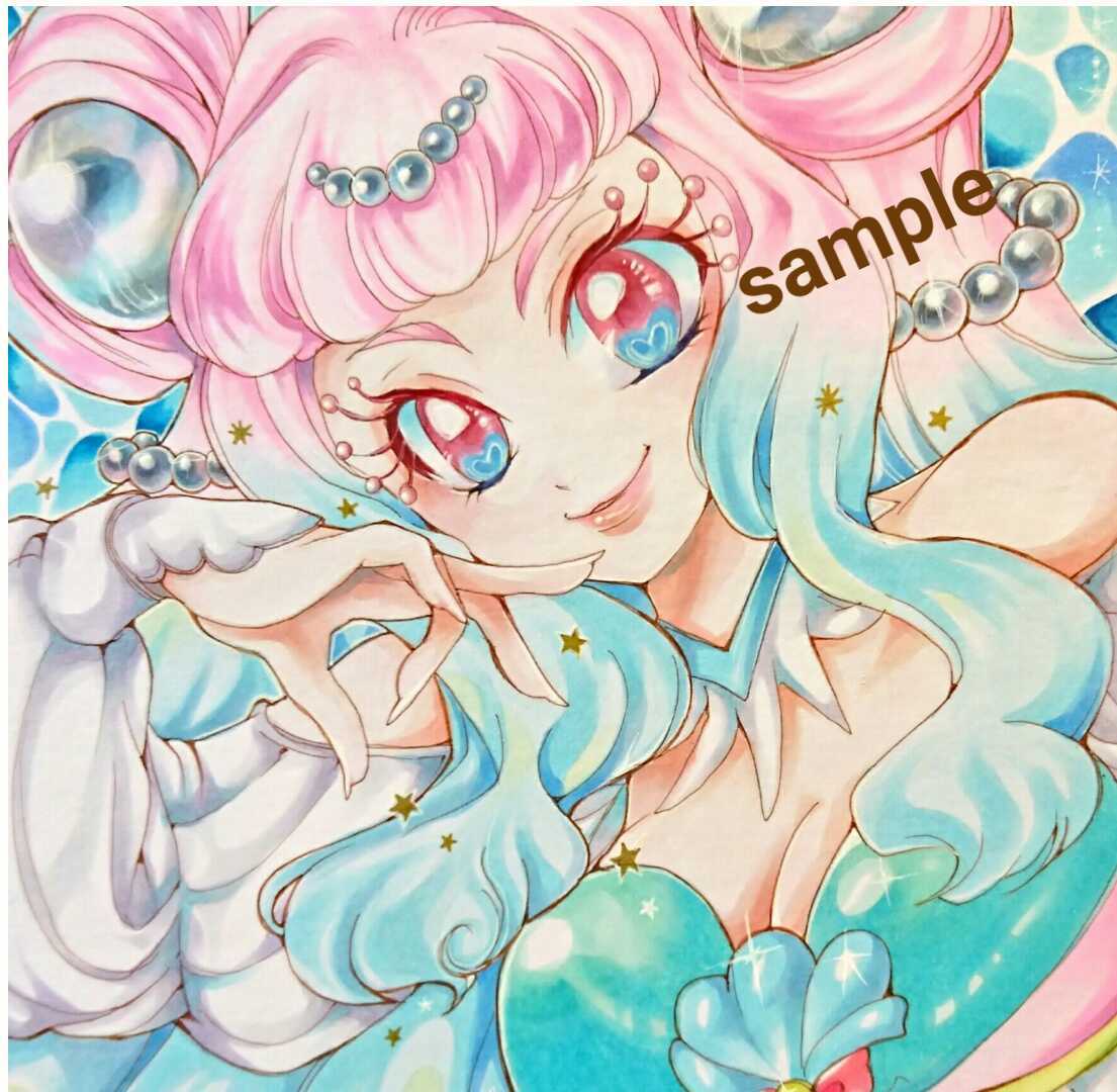 手描きイラスト キュアラメール 中色紙 トロピカル ジュ プリキュア ローラ プリキュア アナログイラスト 手描きイラスト 売買されたオークション情報 Yahooの商品情報をアーカイブ公開 オークファン Aucfan Com