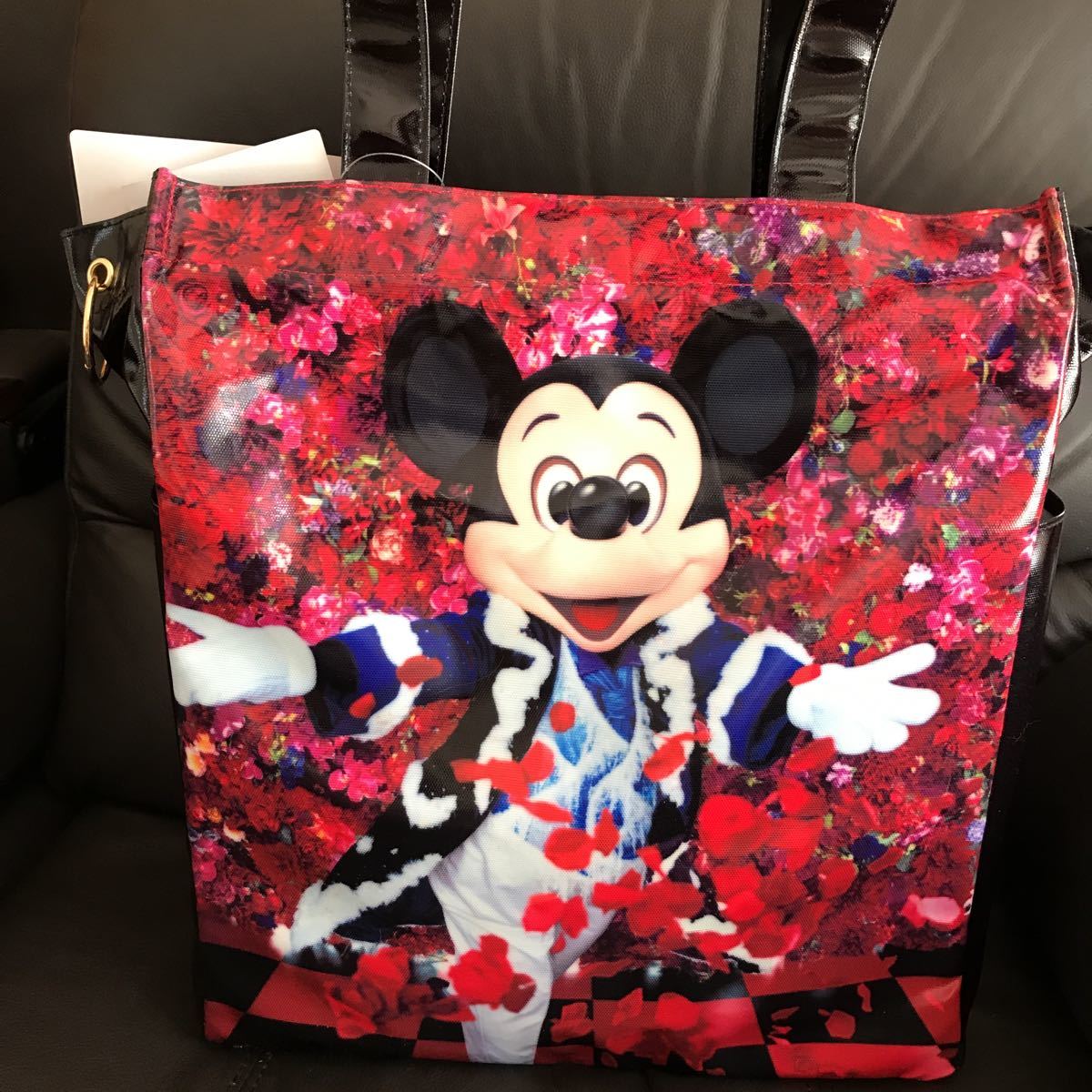 ☆ディズニーリゾート ミッキー トートバッグ カメラバッグ 実写 蜷川 