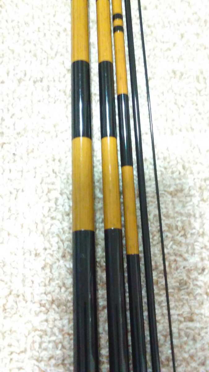 シマノ並み継ぎへら竿 朱紋峰 嵐水 17尺 美品 希少オールド