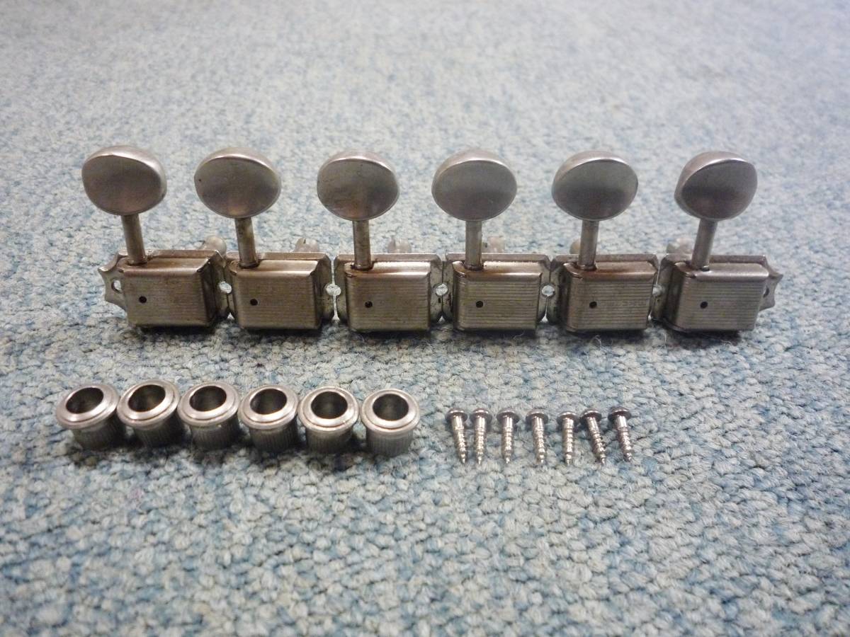 1983年製 FERNANDES / GOTOH “DELUXE刻印”　クルーソンタイプ ペグ　Nickel　Made in Japan フェルナンデス・ゴトー　ニッケル　FST-115