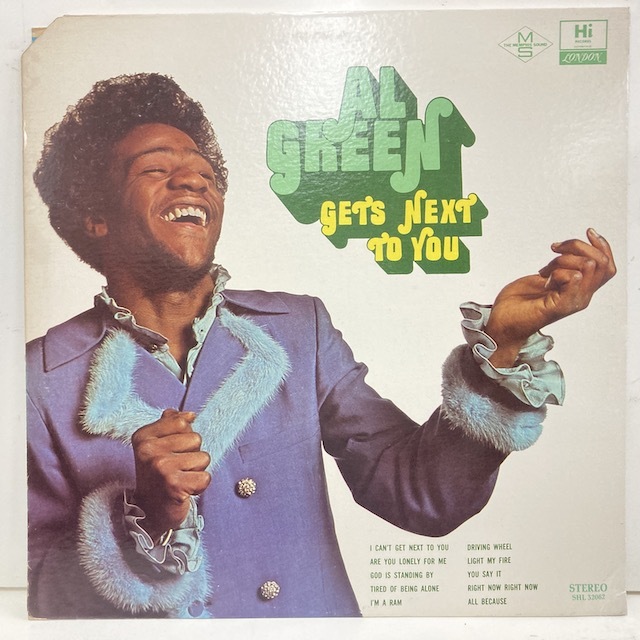 Al Next Green third studio レコード ☆即決 Al Green / Gets Next to