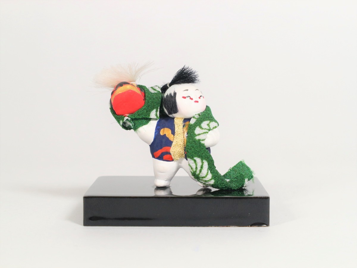○伝統こけし 輝雄作 ！検：童子 少女コケシ 郷土玩具 横山輝雄こけし