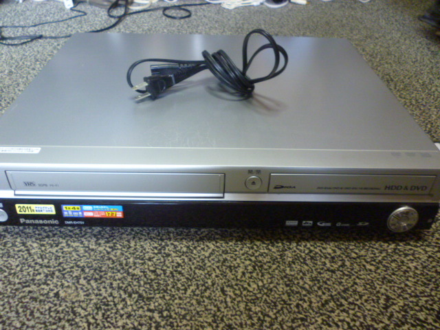 パナソニック HDD/DVD/VHSレコーダー DMR-EH75V 作動ジャンク