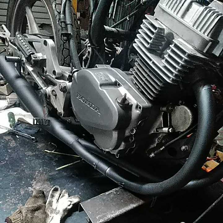 ホンダ Cb 125 T マフラー 耐熱黒 検索 タコ足 エキゾースト 集合管 直管 コール モリワキ ヨシムラ マフラー本体 社外 売買されたオークション情報 Yahooの商品情報をアーカイブ公開 オークファン Aucfan Com