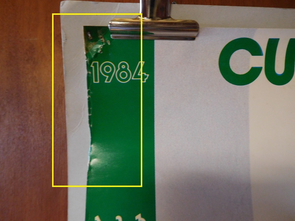 川島なお美 カティサーク 1984年 両面ポスターカレンダー ポスター