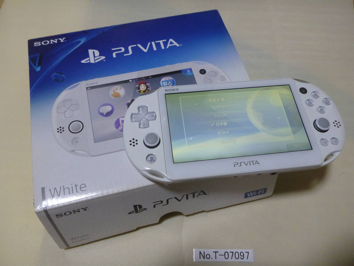 管理番号　T-07097 / SONY/PS Vita/PCH-2000/初期化済み / ゆうパック発送 / 60サイズ / ジャンク扱い