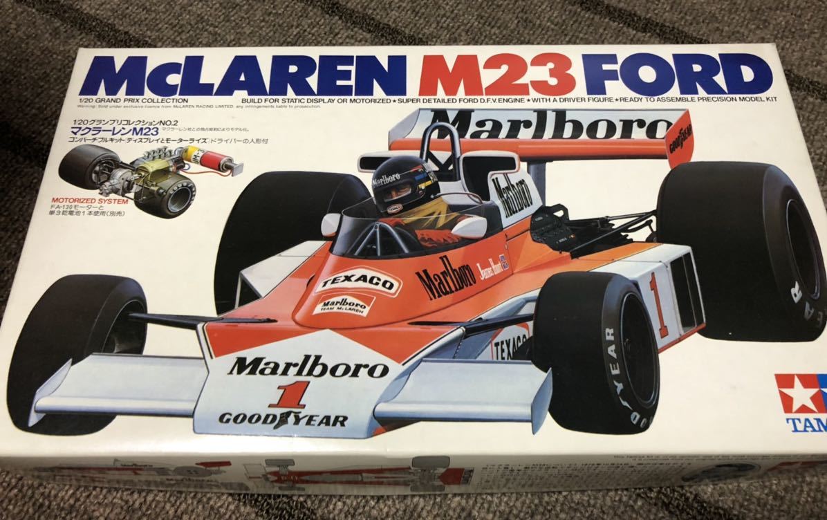タミヤ 1/20 マクラーレンM23 フォード モーターライズ 小鹿 【公式通販】