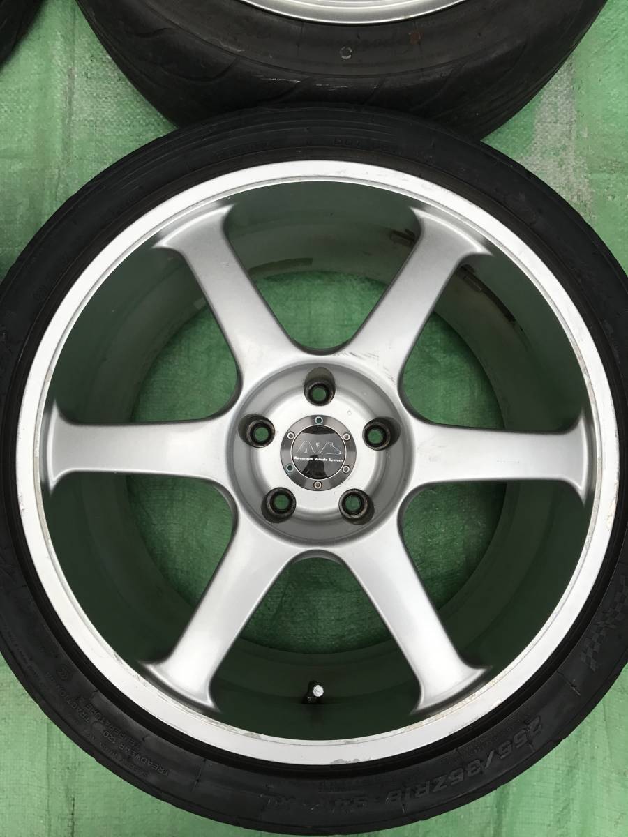 売り切り！ 絶版！ YOKOHAMA AVS MODEL6 18インチ 5穴 PCD114.3 8J+35  