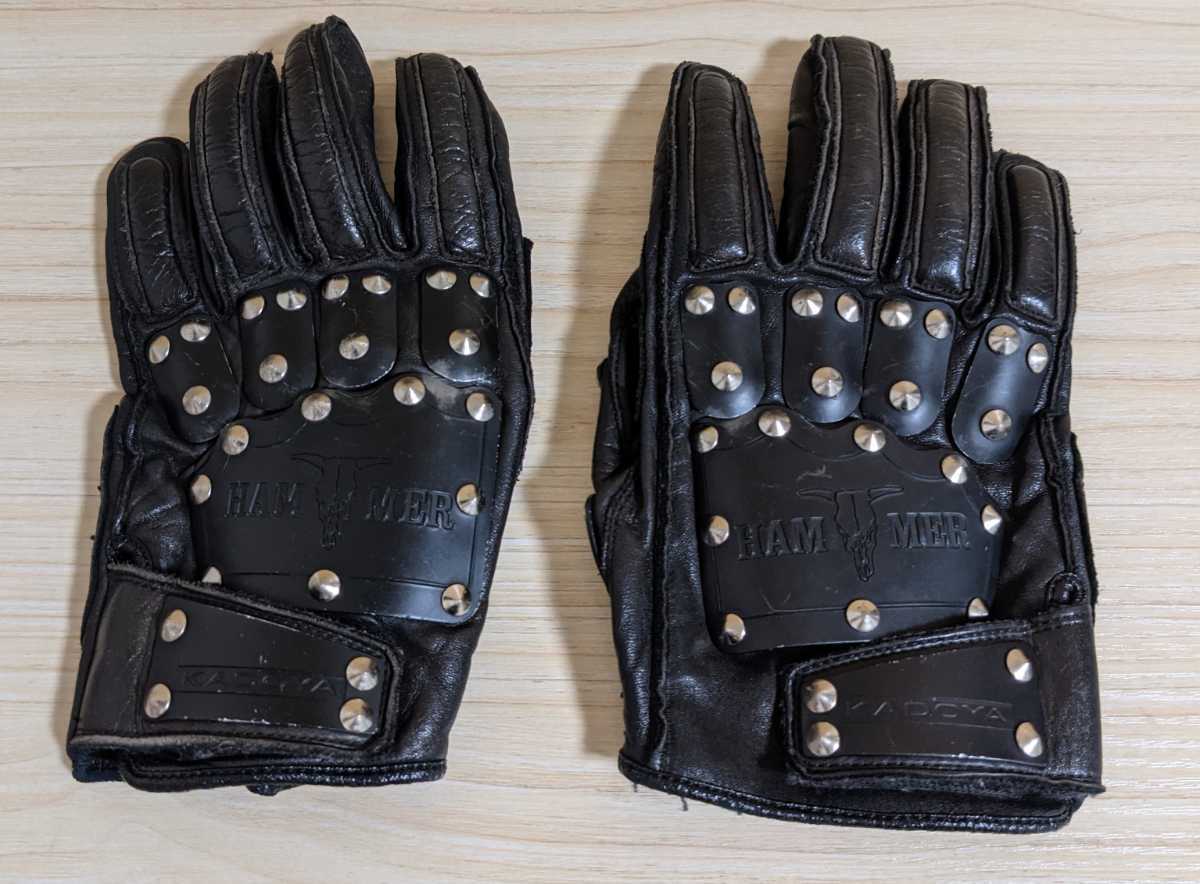 HAMMER GLOVE 革手袋 (A) カドヤ KADOYA KADOYA(カドヤ) レザー 
