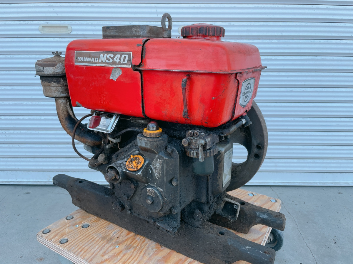 中古 ヤンマー YANMAR ディーゼルエンジン NS40 発動機 動作OK 茨城県