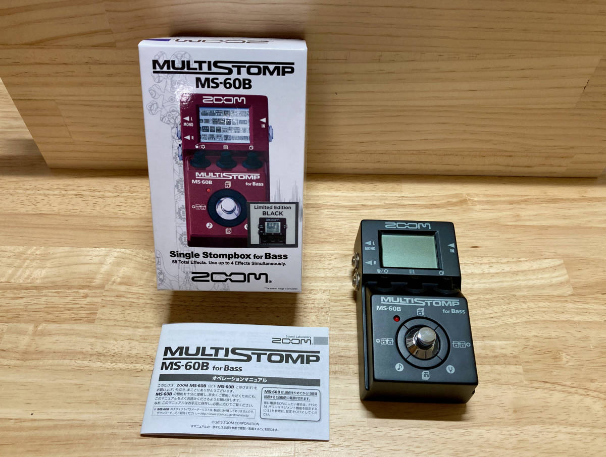 Zoom MultiStomp MS-60B 限定 黒 Black カテゴリー 【公式通販】