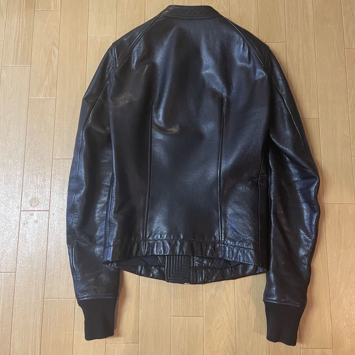 rick owens インターシャ レザージャケット 46 【公式通販】