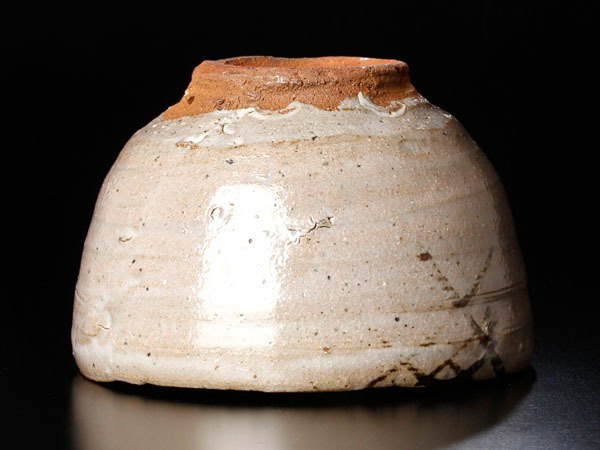 送料無料，新作 【古美味】西岡小十造 絵唐津茶碗 茶道具 保証品 2WBh