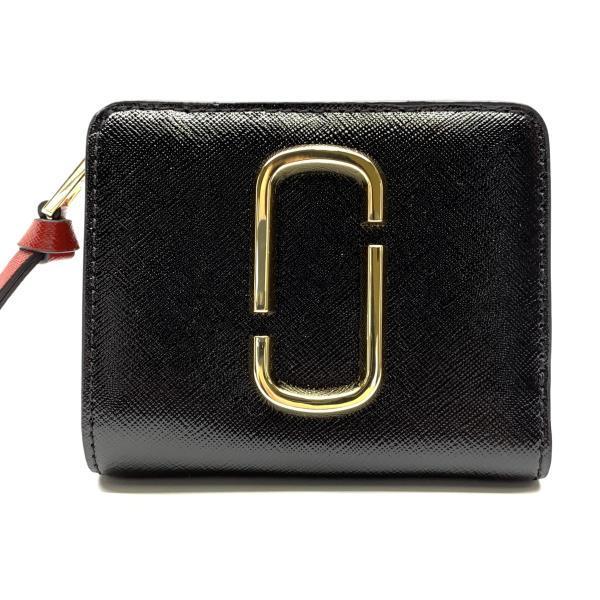 豊富な，お買い得 MARC JACOBS マークジェイコブス スナップショット ミニ 財布 コンパクトウォレット 黒 ブラック 赤 小銭入れ レディース 管理RY21002732(二つ折り財布（小銭入れあり）)｜売買されたオークション 二つ折り財布（小銭入れあり）