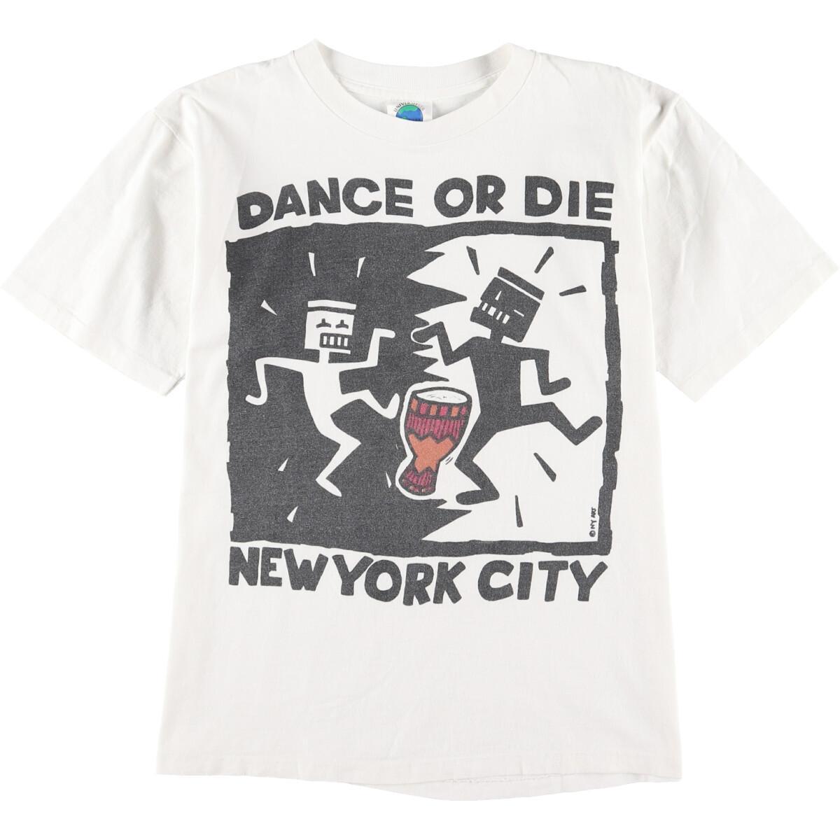80~90年代 UNIVERSTEES KEITH HARING キースヘリング DANCE OR DIE NEW 