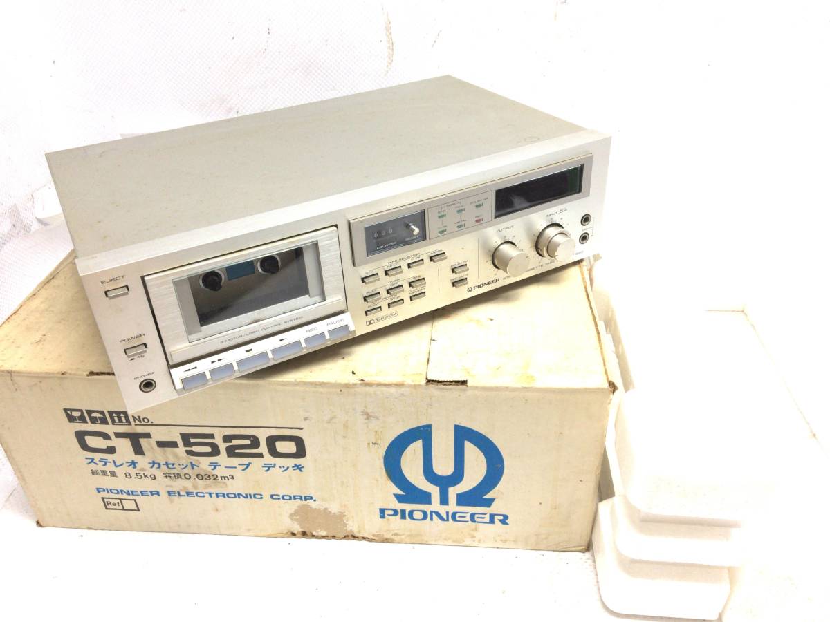 Yahoo!オークション CT-520 カセットデッキ Pioneer ￥59,800・1980年