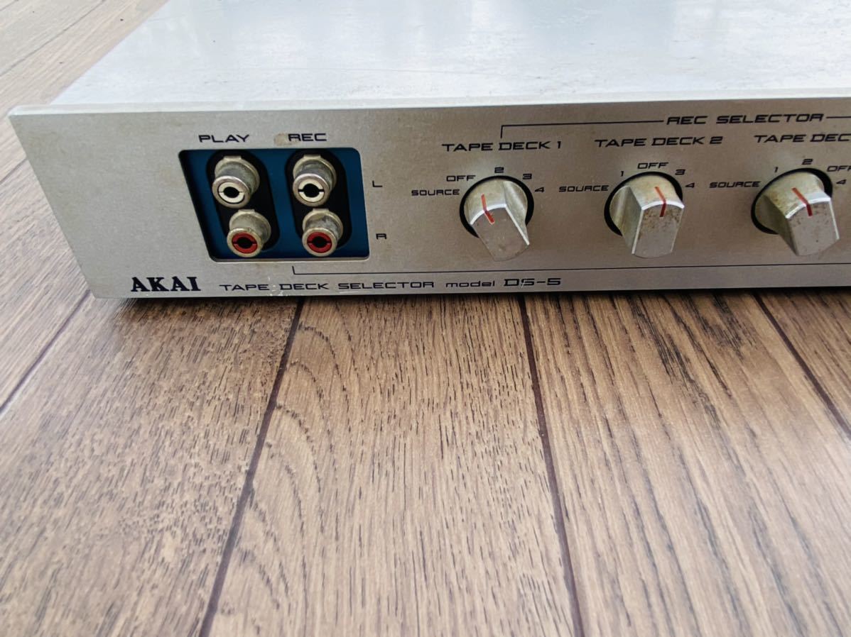品質保証，正規保証 AKAI アカイ テープデッキセレクター DS-5 動作