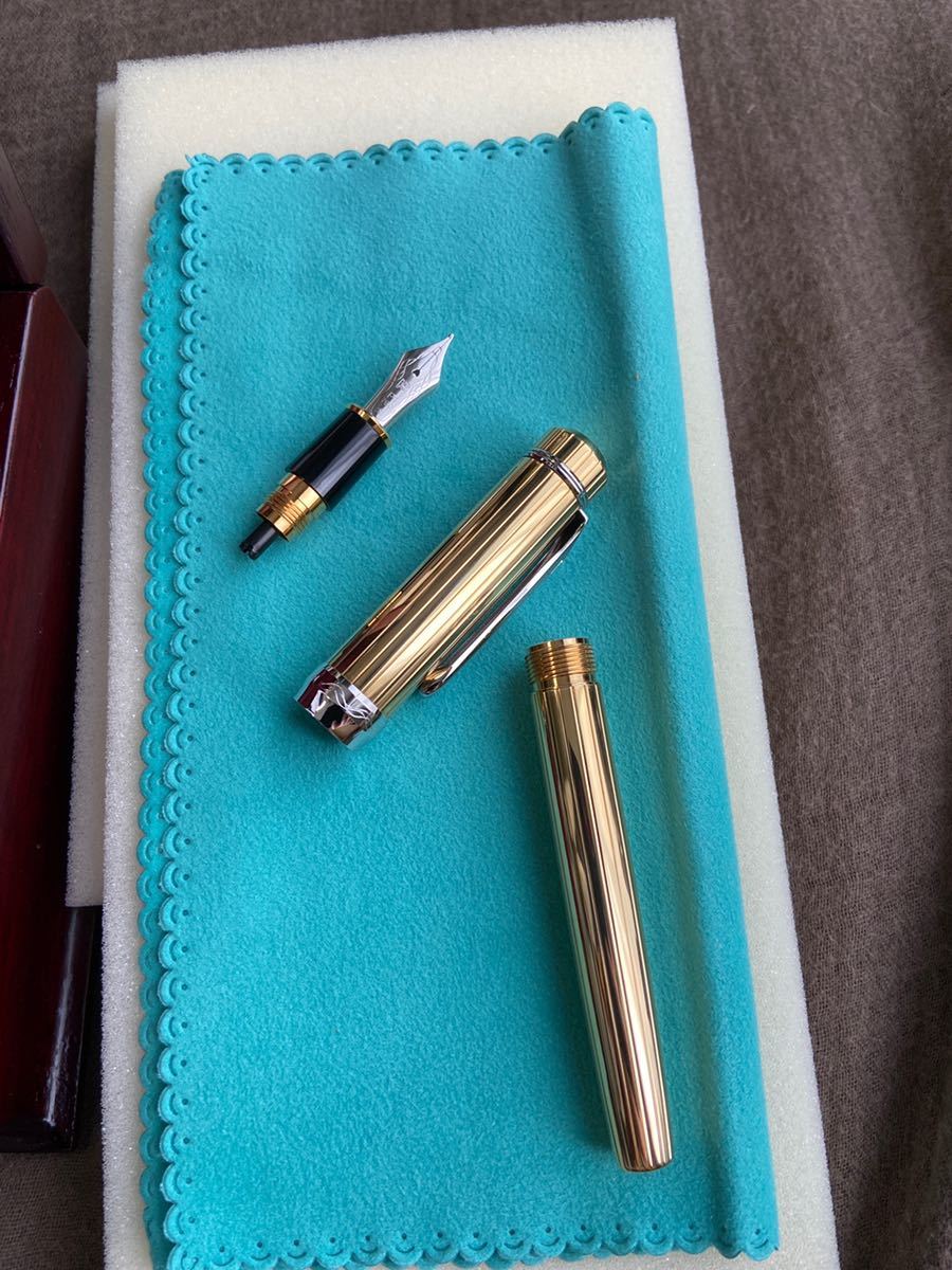 #305 未使用品 万年筆 プラチナ PLATINUM ロング 18k プラチナ萬年筆 18金無垢 PP-300000 【公式通販】