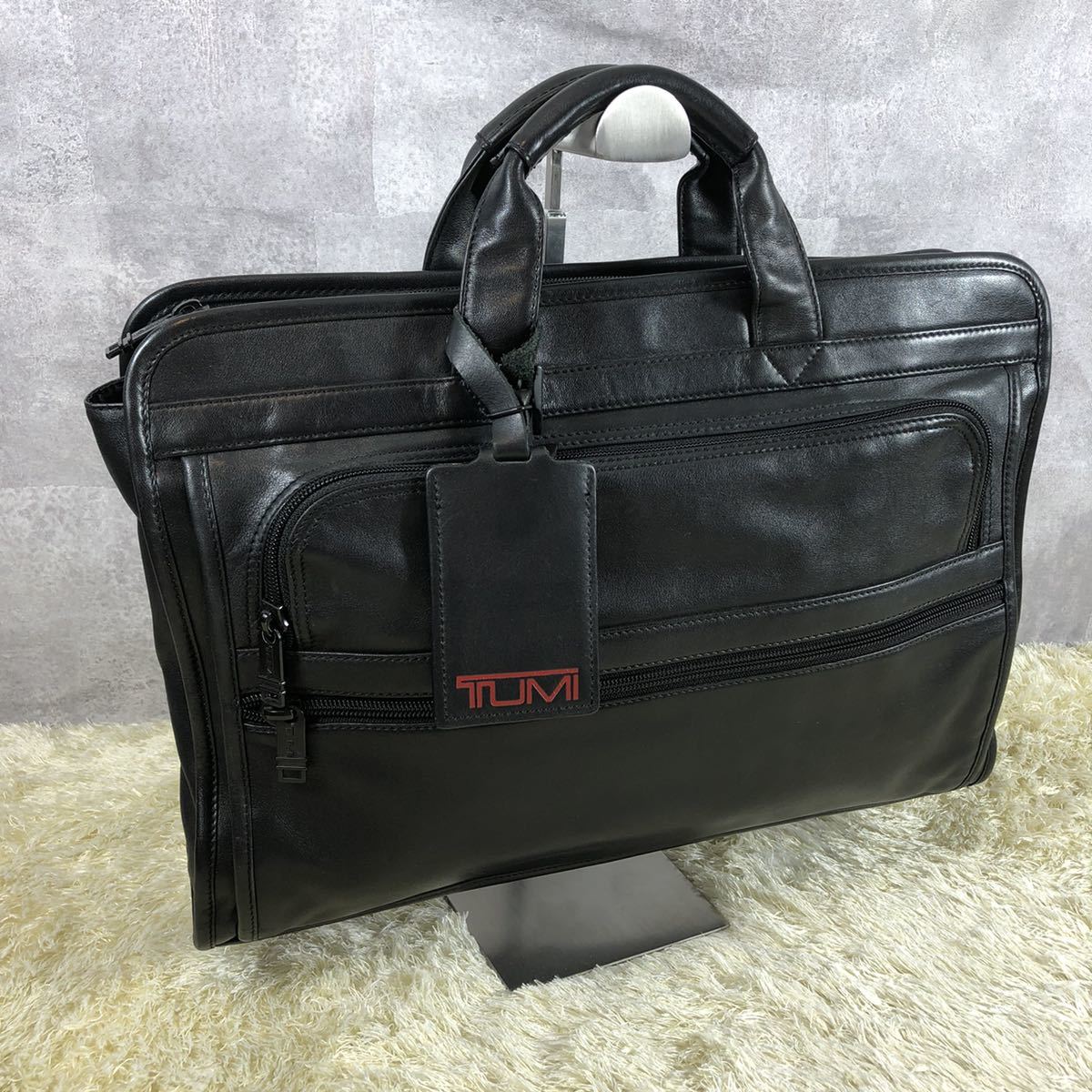 1スタ 美品 TUMI トゥミ ビジネスバッグ ブリーフバッグ 多機能 A4収納
