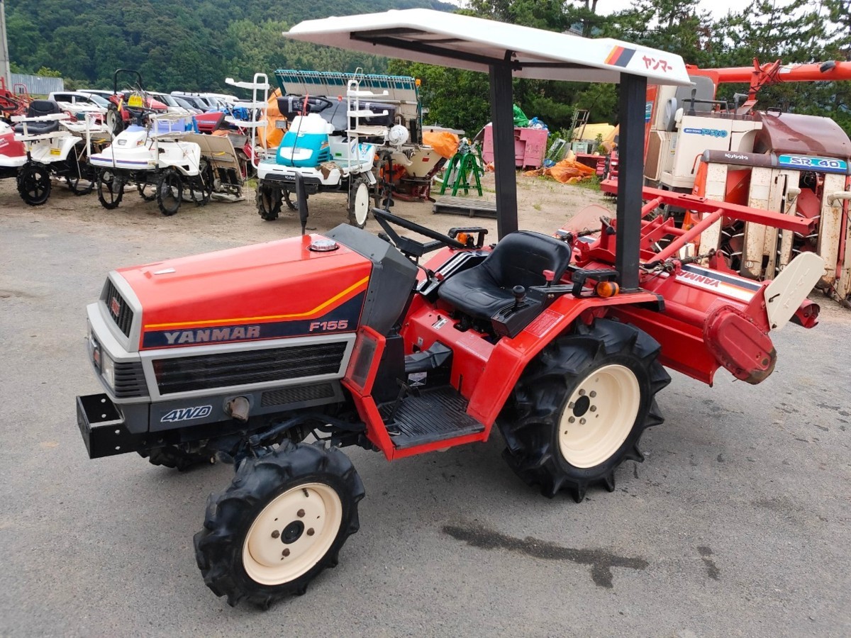 ヤンマー トラクター 15馬力 4WD ヤンマーF155トラクター ディーゼル 