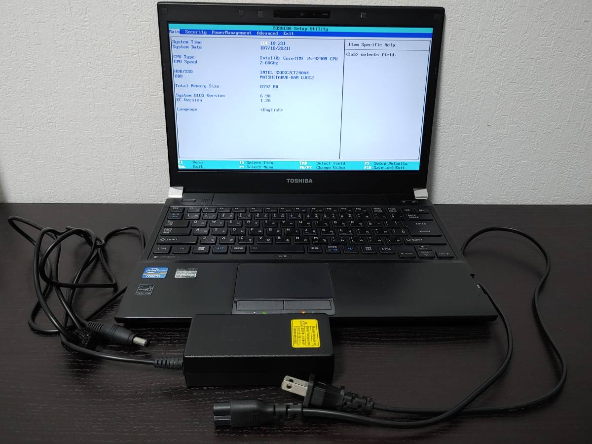 メモリ8GB　dynabook R732/H(PR732HAA6R7A71)