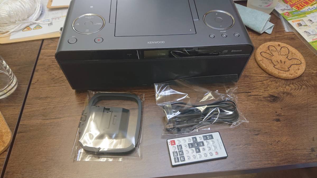ケンウッド CLX-50 アンテナ リモコン付き 中古 ジャンク 黒