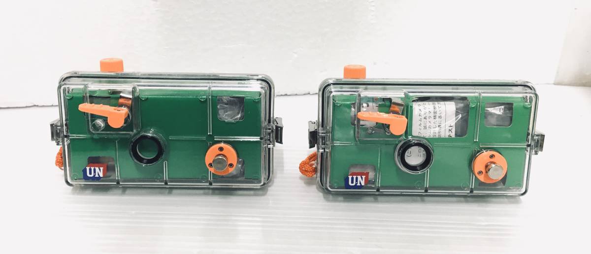 D5 インスタントカメラ4点 水中撮影ケース 2個まとめ売り 写ルンです