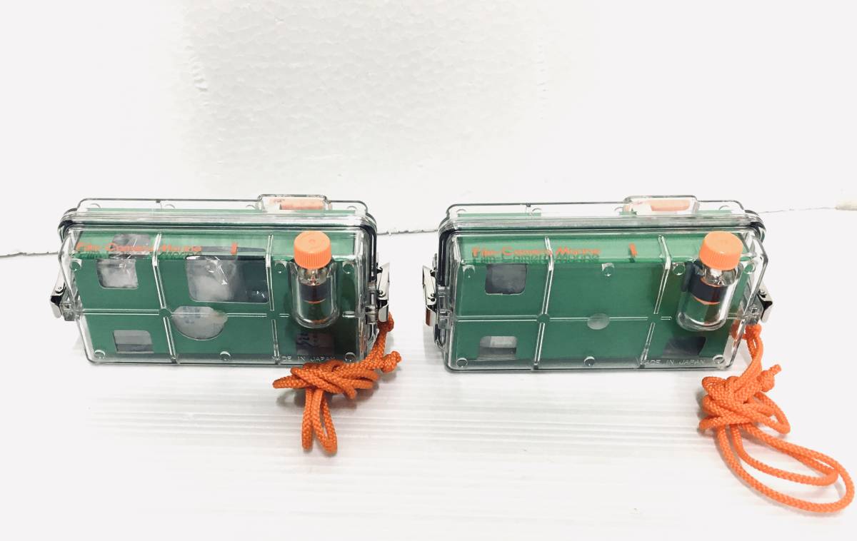 D5 インスタントカメラ4点 水中撮影ケース 2個まとめ売り 写ルンです