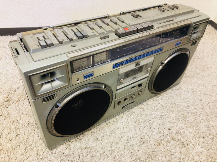 ビクター ラジカセ RC-M70 動作確認済み ジャンク品　土日祝日のみの発送 Victor RC-M70 / ビクター ラジカセ【ジャンク品】♪TK Yahoo