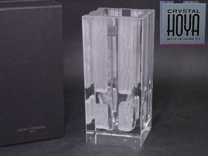 HOYAクリスタル 花瓶のYahoo!オークション(旧ヤフオク!)の相場・価格を