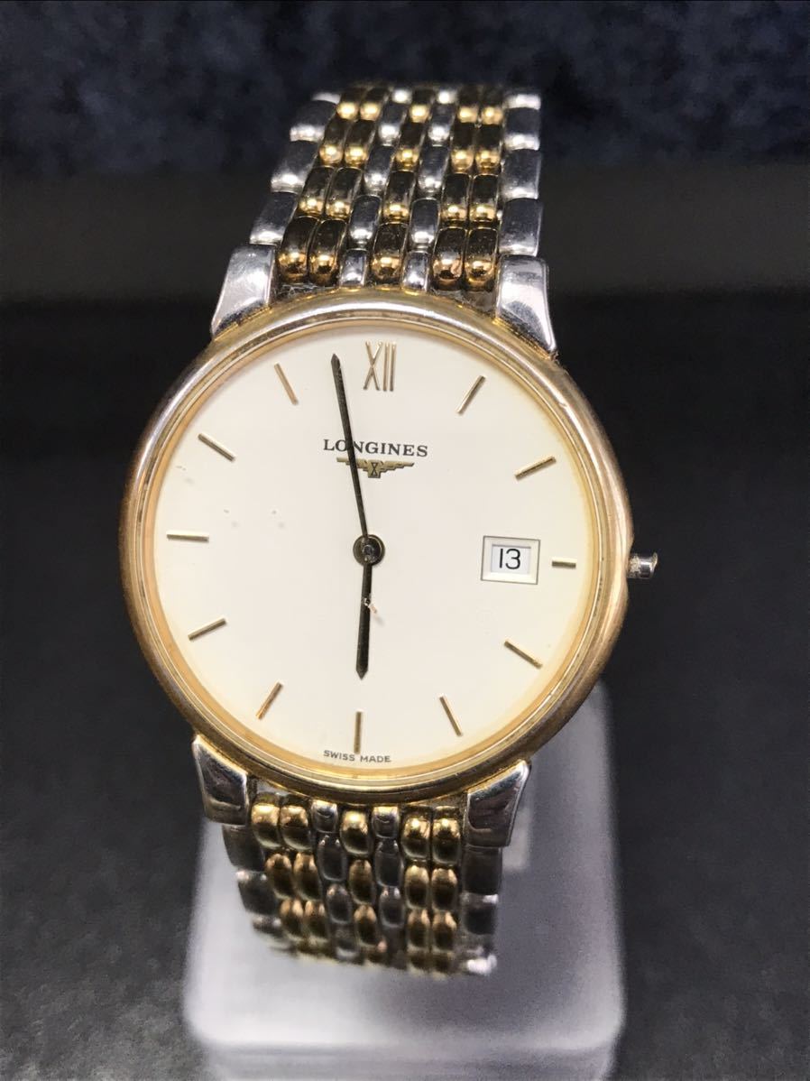 LONGINES ロンジン グランドクラシック L5.632.3 デイト クオーツ 白 