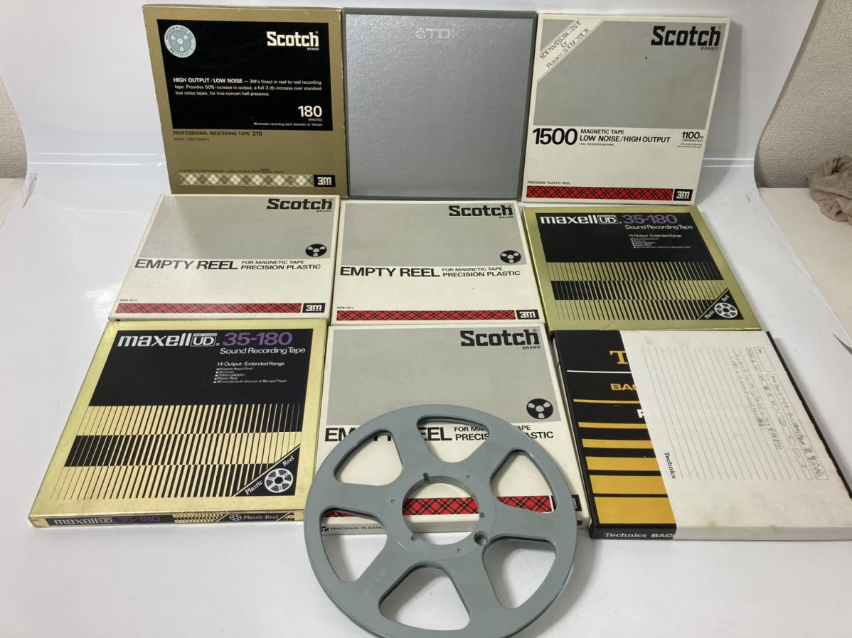 限定SALE，得価 オープンリールテープ maxell SCOTCH Technics マクセル TDK 等 9点セット まとめて ジャンク 管62902(オープンリールデッキ)｜売買されたオークション情報、yahooの商品情報をアーカイブ公開 - オーク オープンリールデッキ