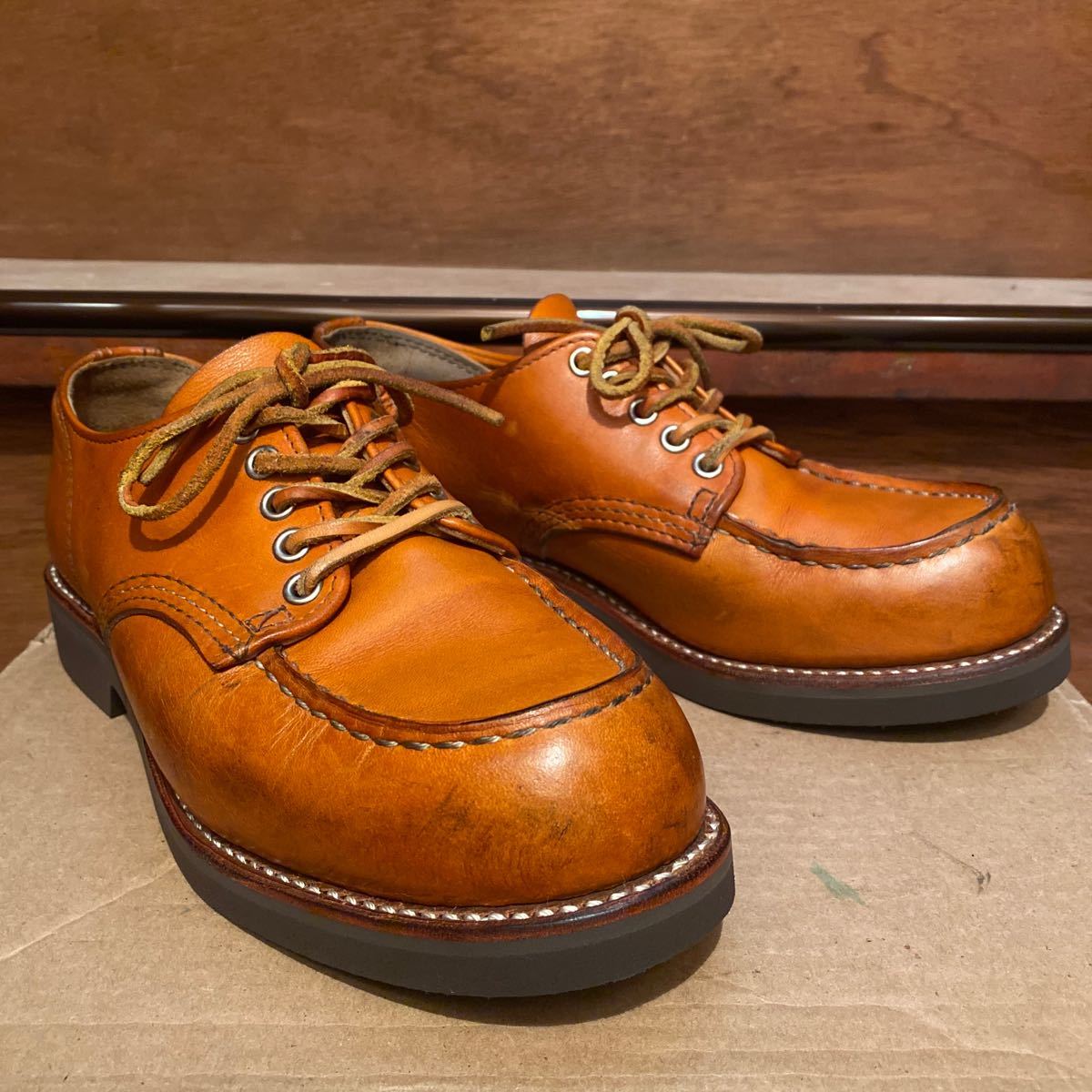26.5 レッドウイング 9895 脆く 中古美品 オックスフォード ゴールド 