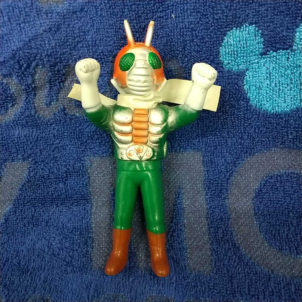 ポピー バンダイ 仮面ライダー ソフビ 2体 破損有 当時物 スケルトン
