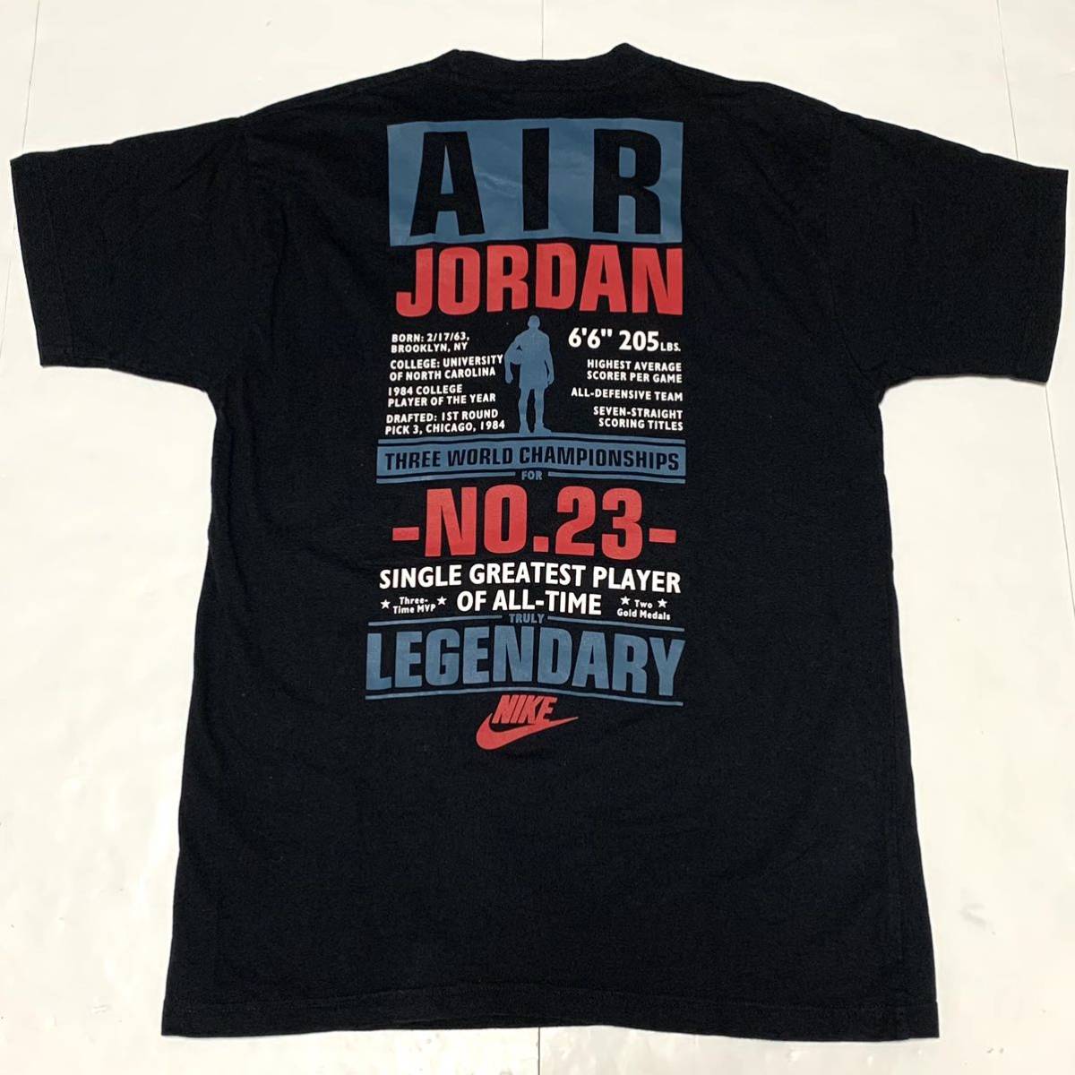 ② 90s NIKE ナイキ 黒タグ JORDAN ジョーダン Tシャツ tee ブルズ 