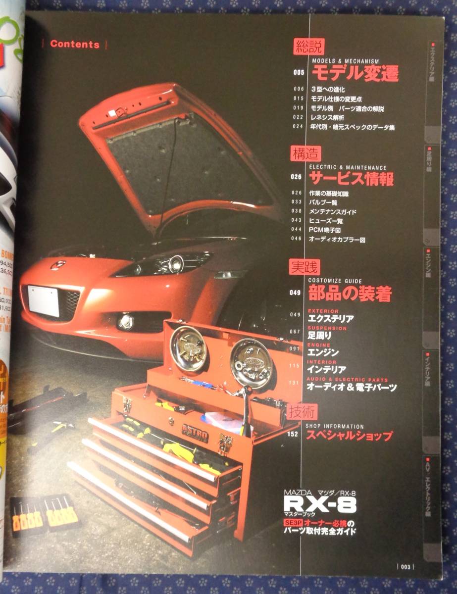 SALE，大得価】 【 マツダ RX-8(SE3P) オーナー必携のパーツ取り付け